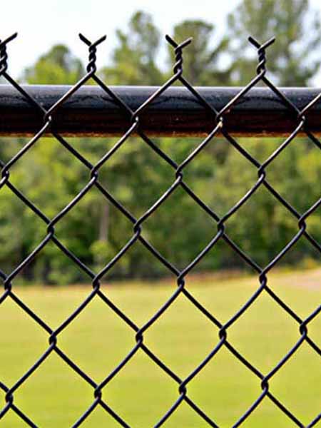 Chain link fence